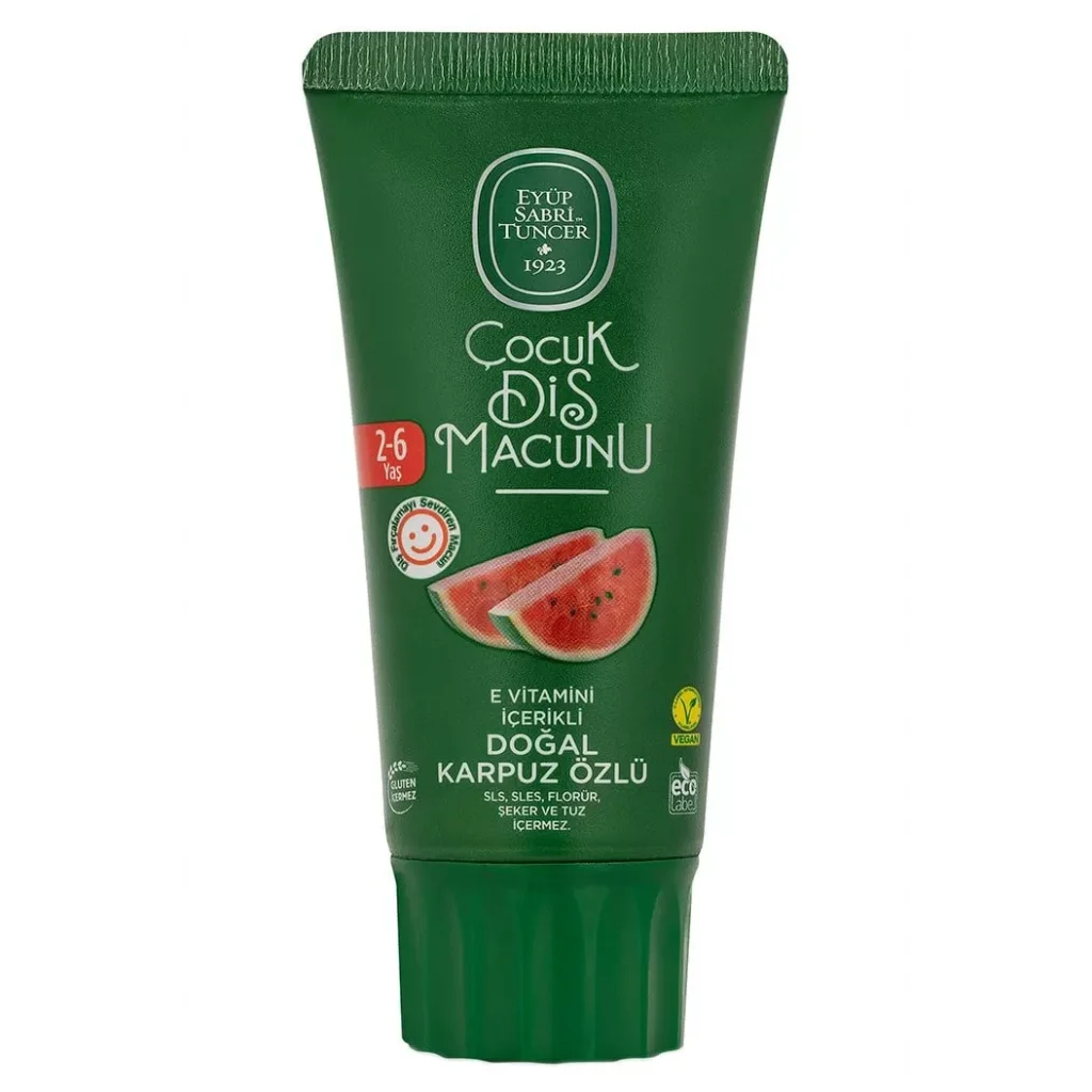 Eyüp Sabri TuncerDoğal Karpuz Özlü 2-6 Yaş Çocuk Diş Macunu 60 ml