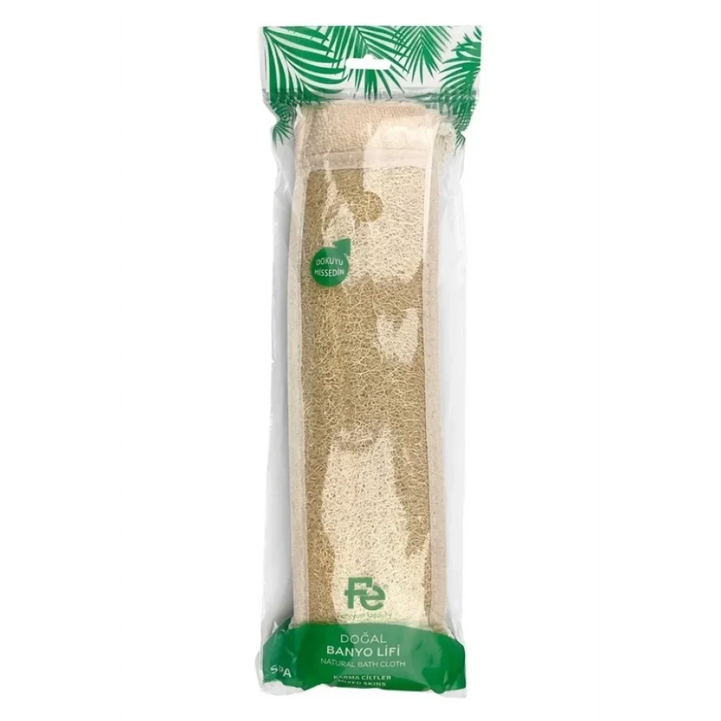 Fe Loofah Havlulu Sırt Masaj Bandı FEFU116