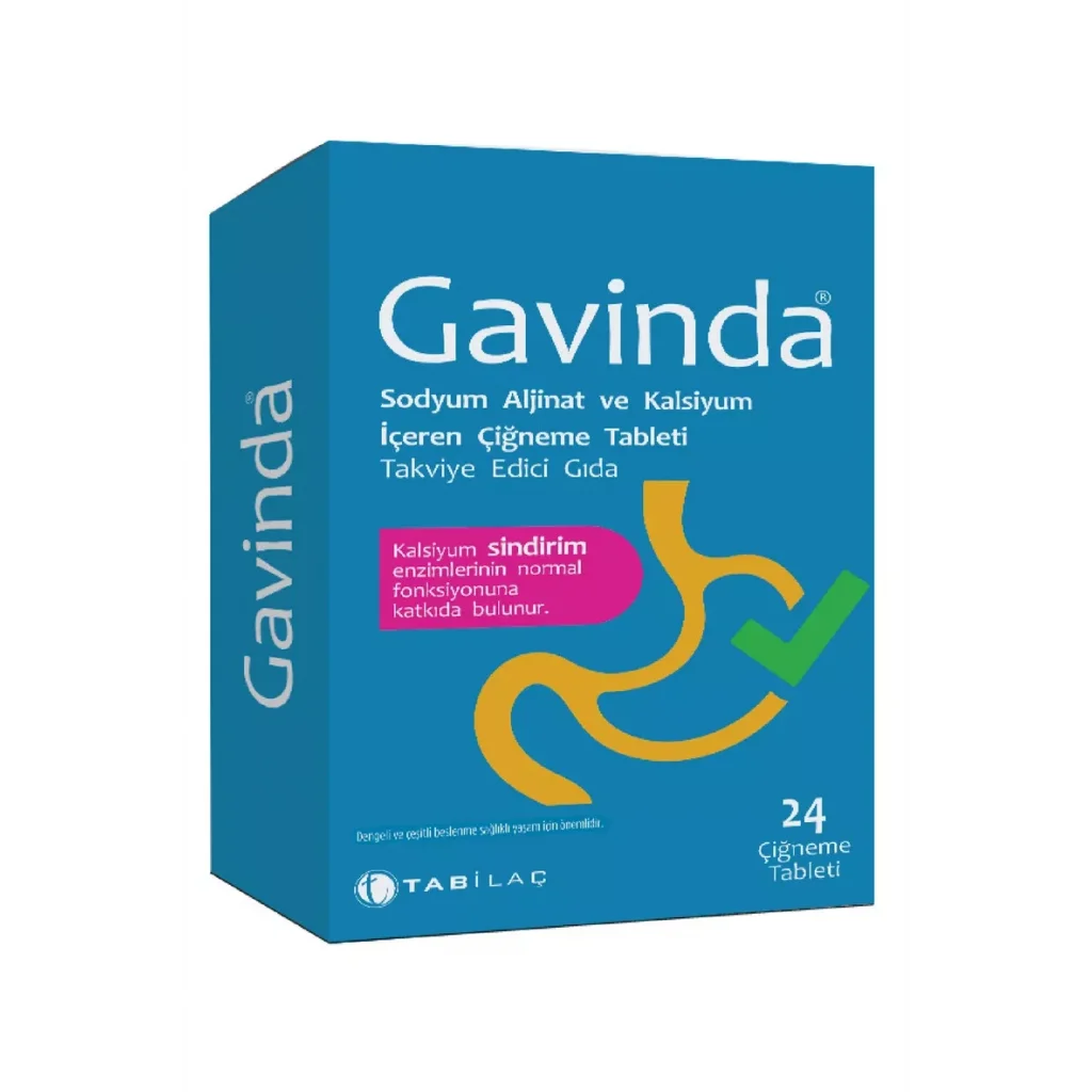Gavinda 24 Çiğneme Tableti
