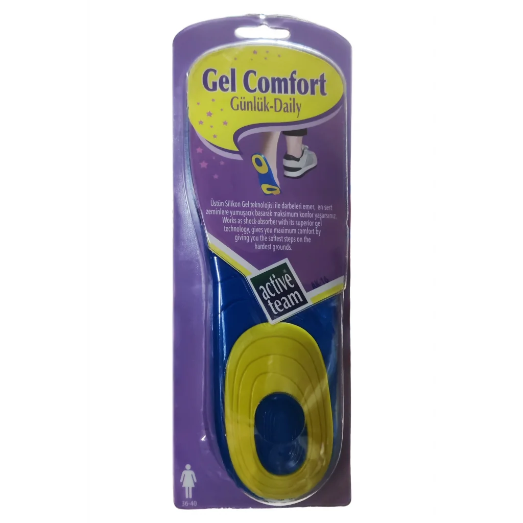 Gel Comfort Kadın Spor Jel Tabanlık 36-40 Ak-16
