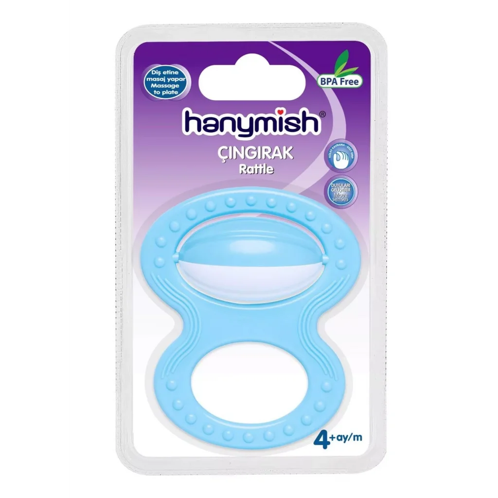 Hanymish 727 Bebek Çıngırağı - Mavi