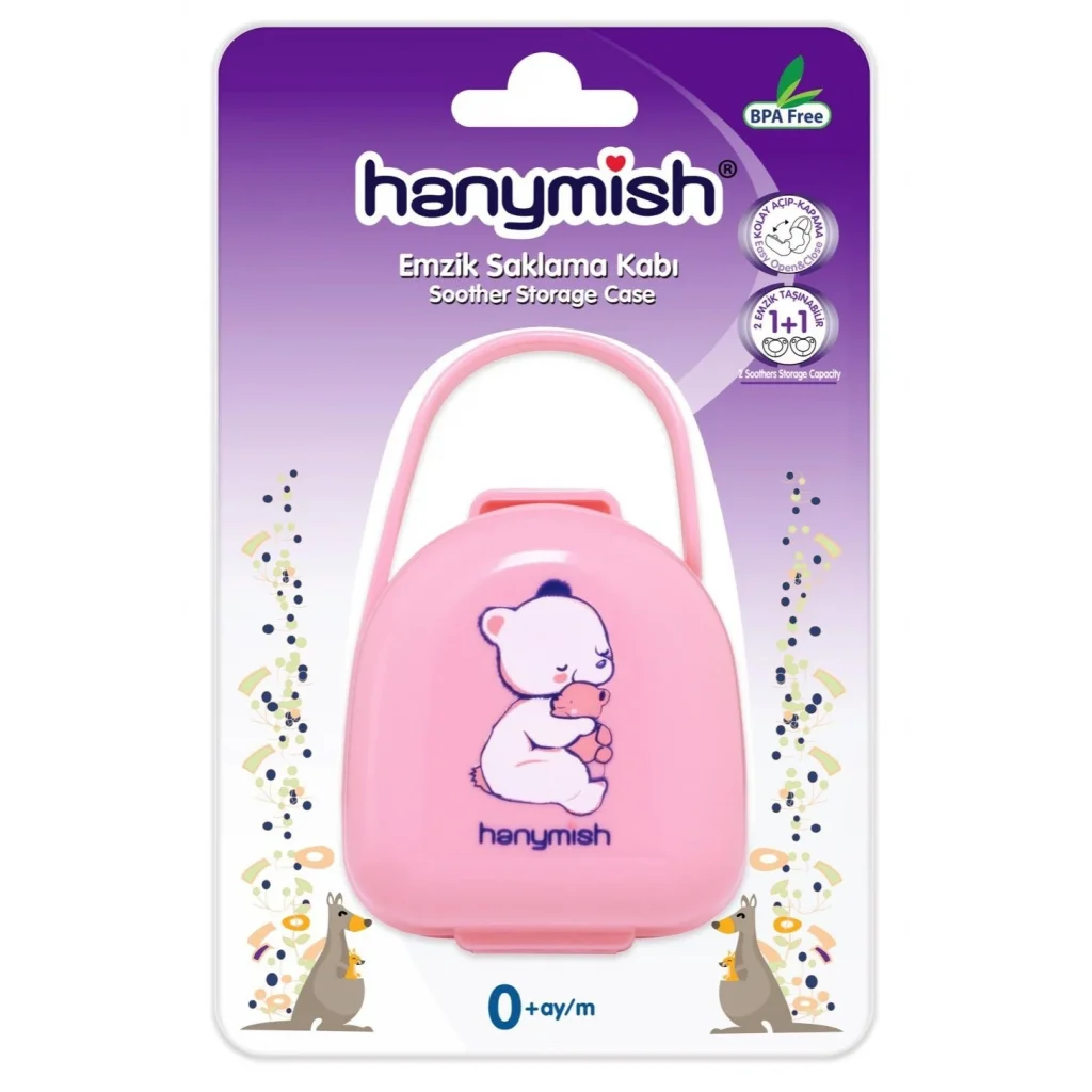 Hanymish Emzik Saklama Kabı - Pembe