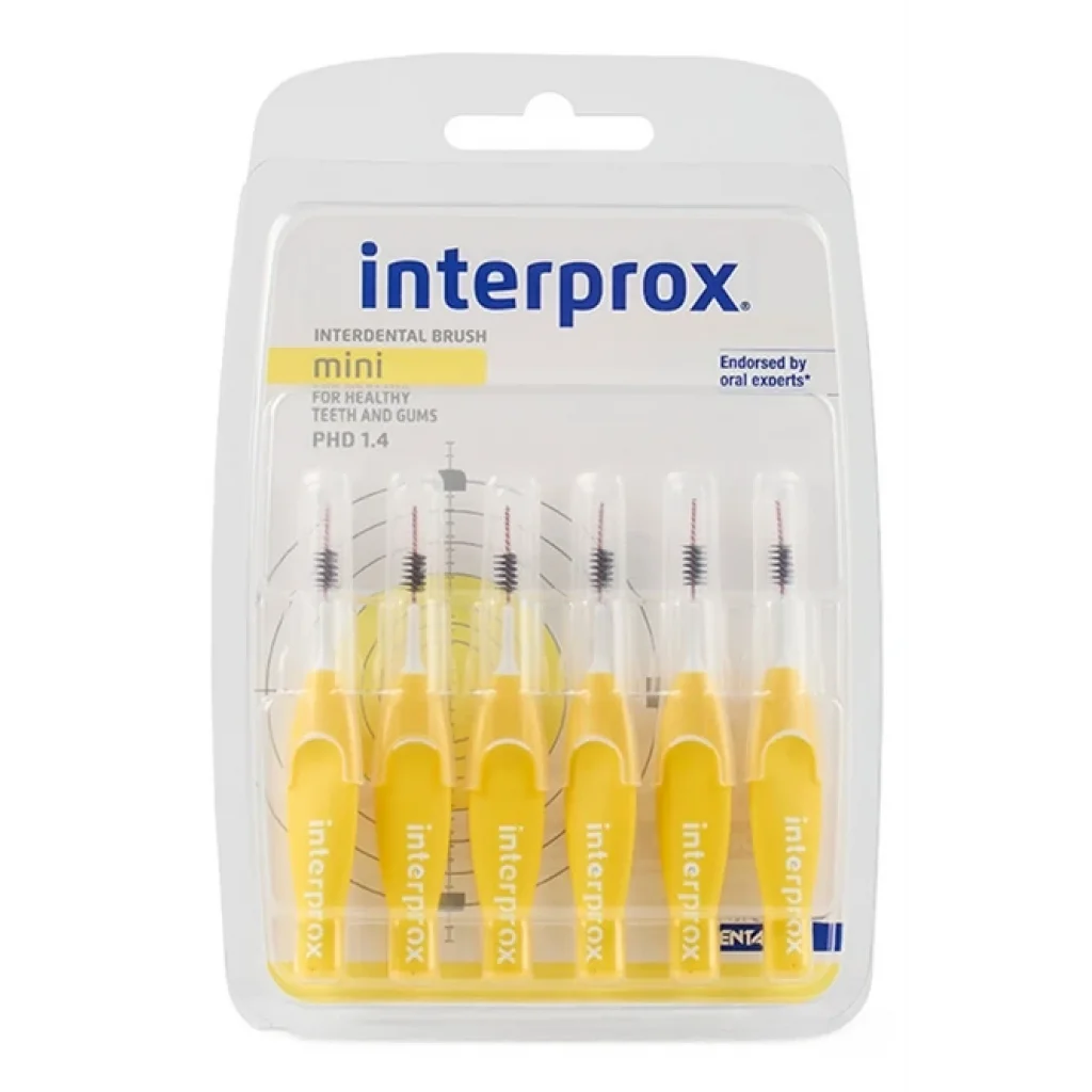 Interprox Interproximal Mini Arayüz Fırçası Sarı 1.1 mm 6 Adet