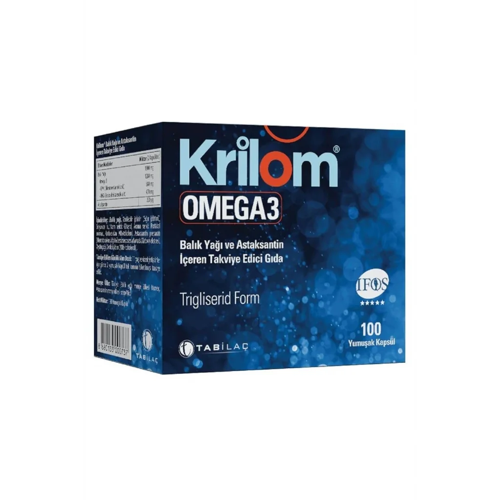 Krilom Omega-3 100 Yumuşak Kapsül