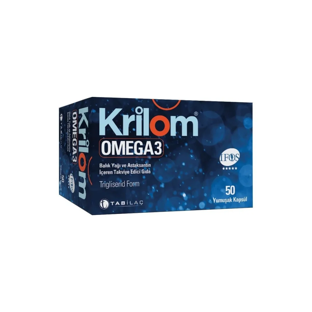 Krilom Omega-3 50 Yumuşak Kapsül