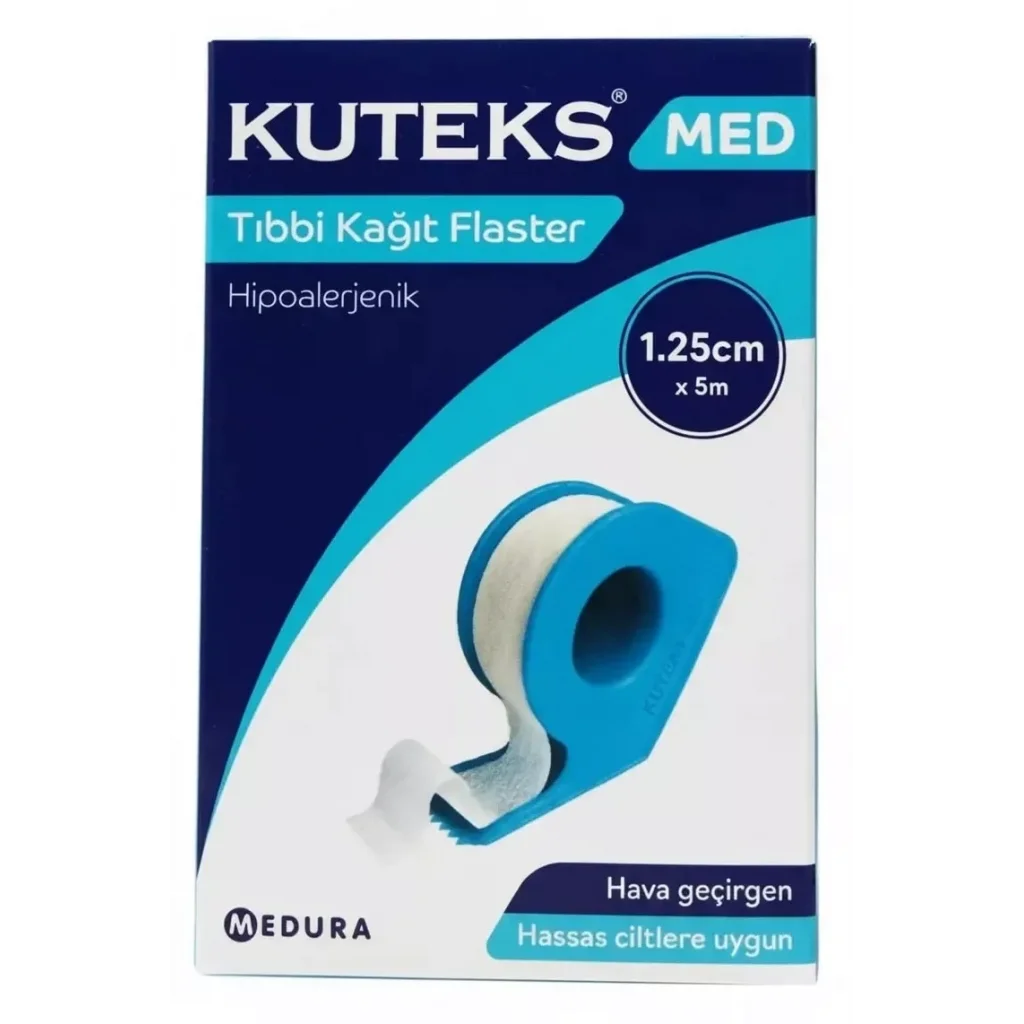 Kuteks Med Kağıt Flaster 1,25 cm x 5m