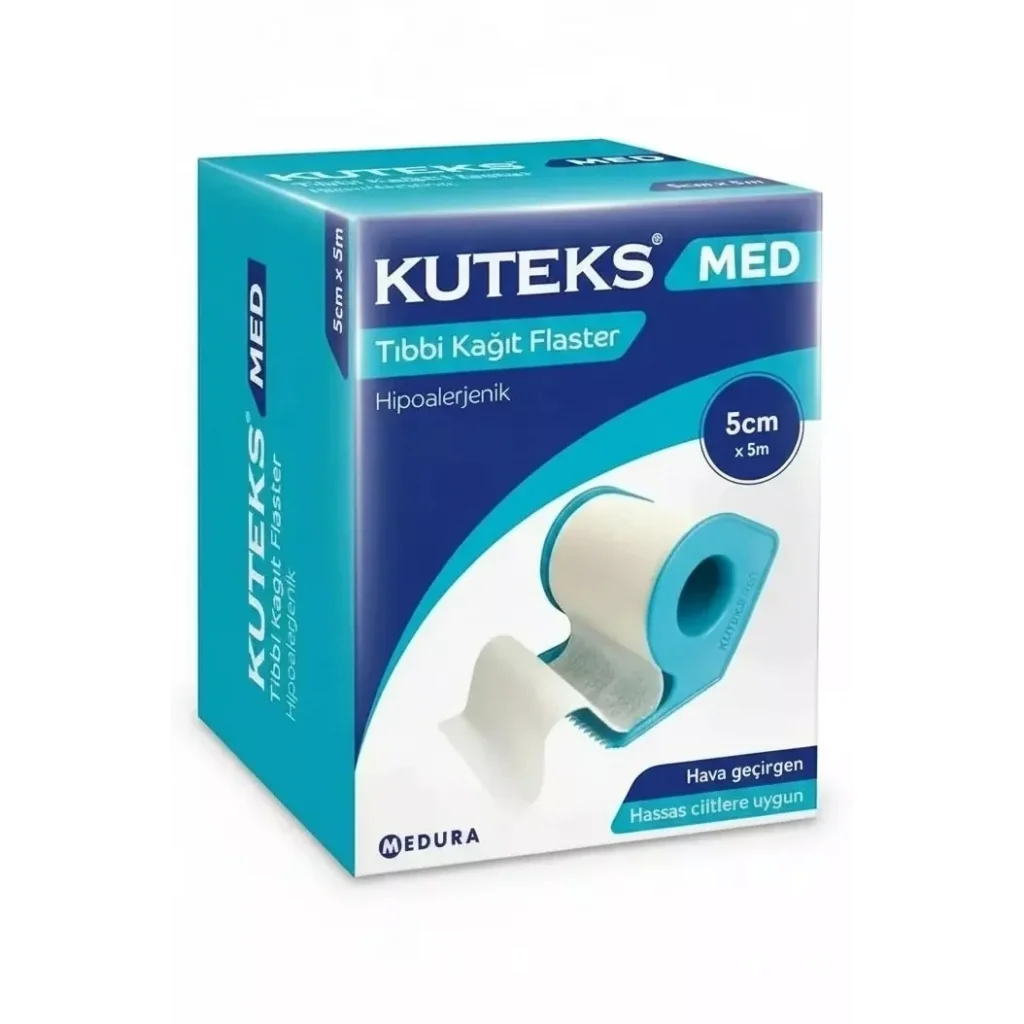 Kuteks Med Kağıt Flaster 5 cm x 5 m