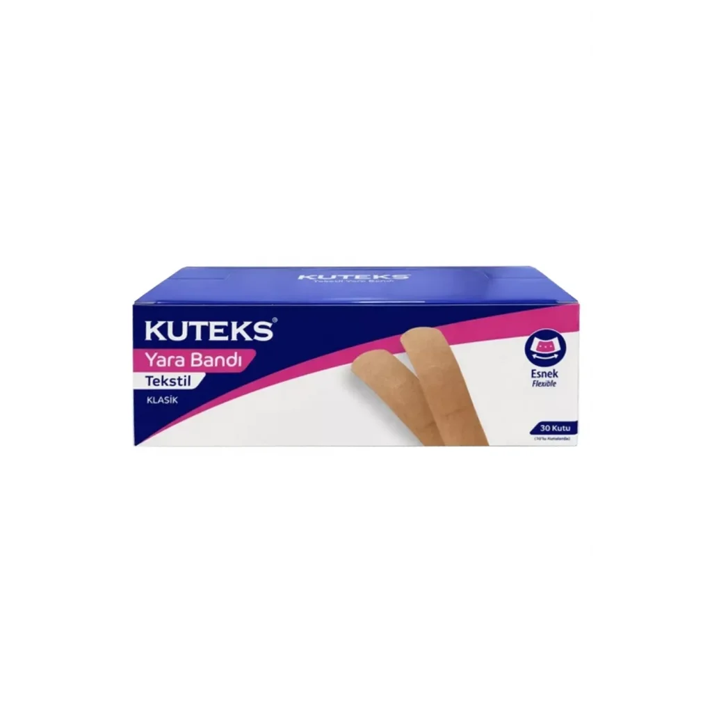 Kuteks Tekstil Klasik Yara Bandı 30lu