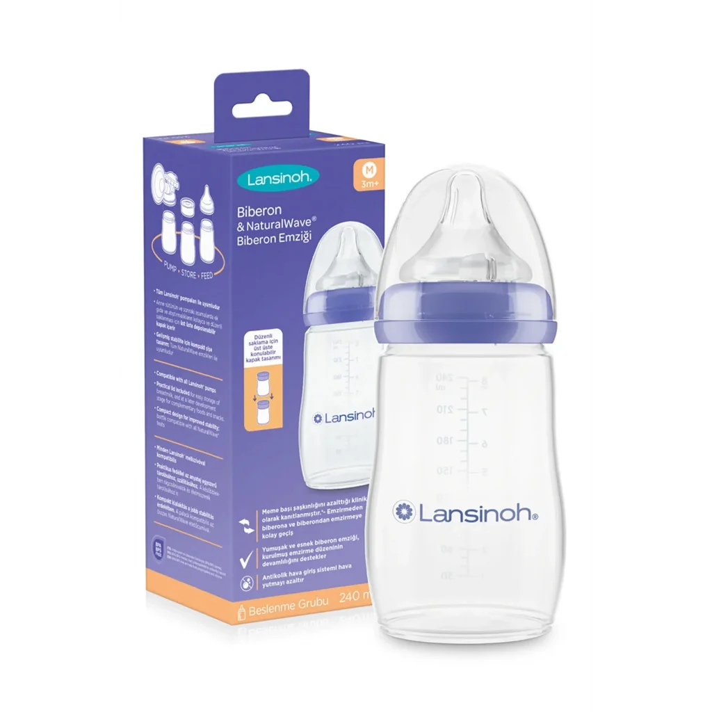 Lansinoh Natural Wave Biberon 240 ml