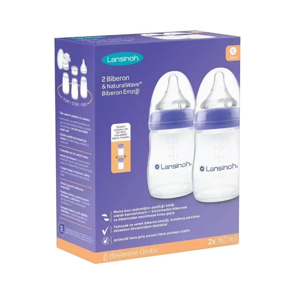 Lansinoh Natural Wave Biberon Seti 160 ml - 2 Adet