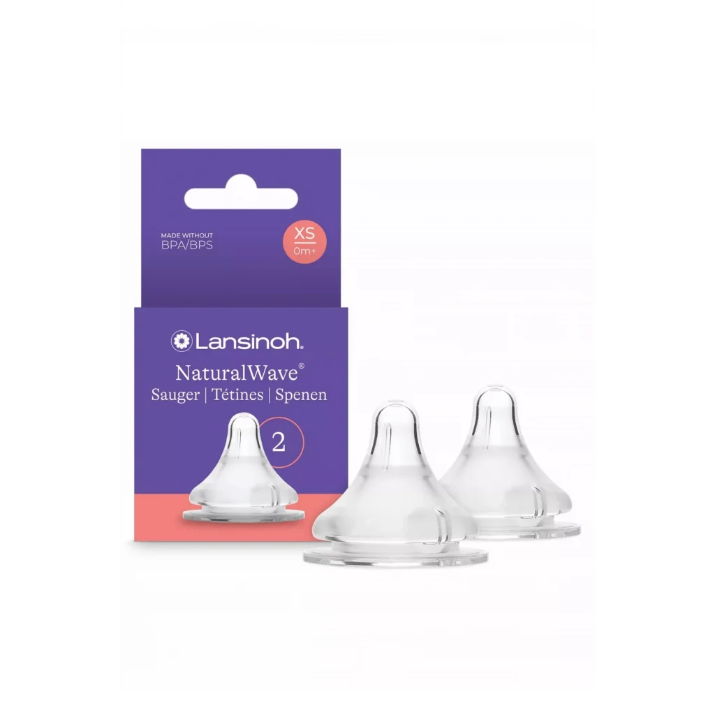Lansinoh NaturalWave Biberon Emziği XS (Ekstra Yavaş Akışlı)