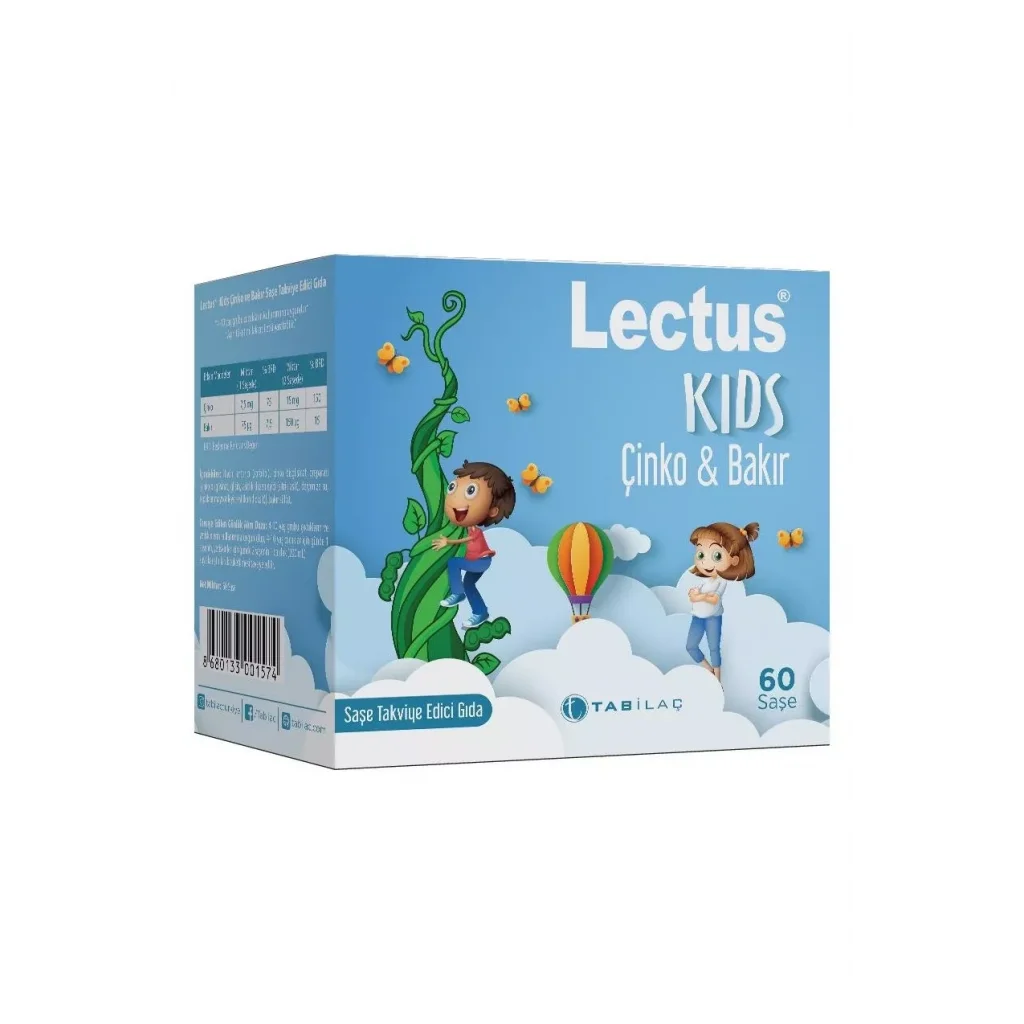 Lectus Kids Çinko  Bakır 60 Saşe