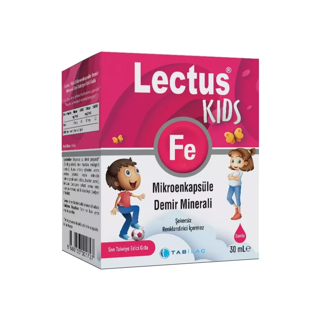 Lectus Kids Mikroenkapsule Demir 30 ml