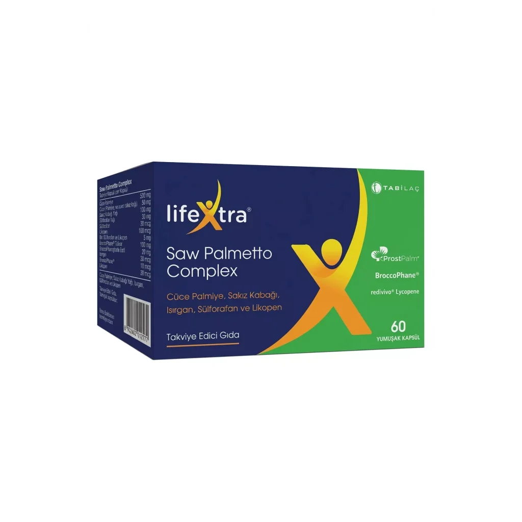 Lifeextra Saw Palmetto Complex 60 Yumuşak Kapsül