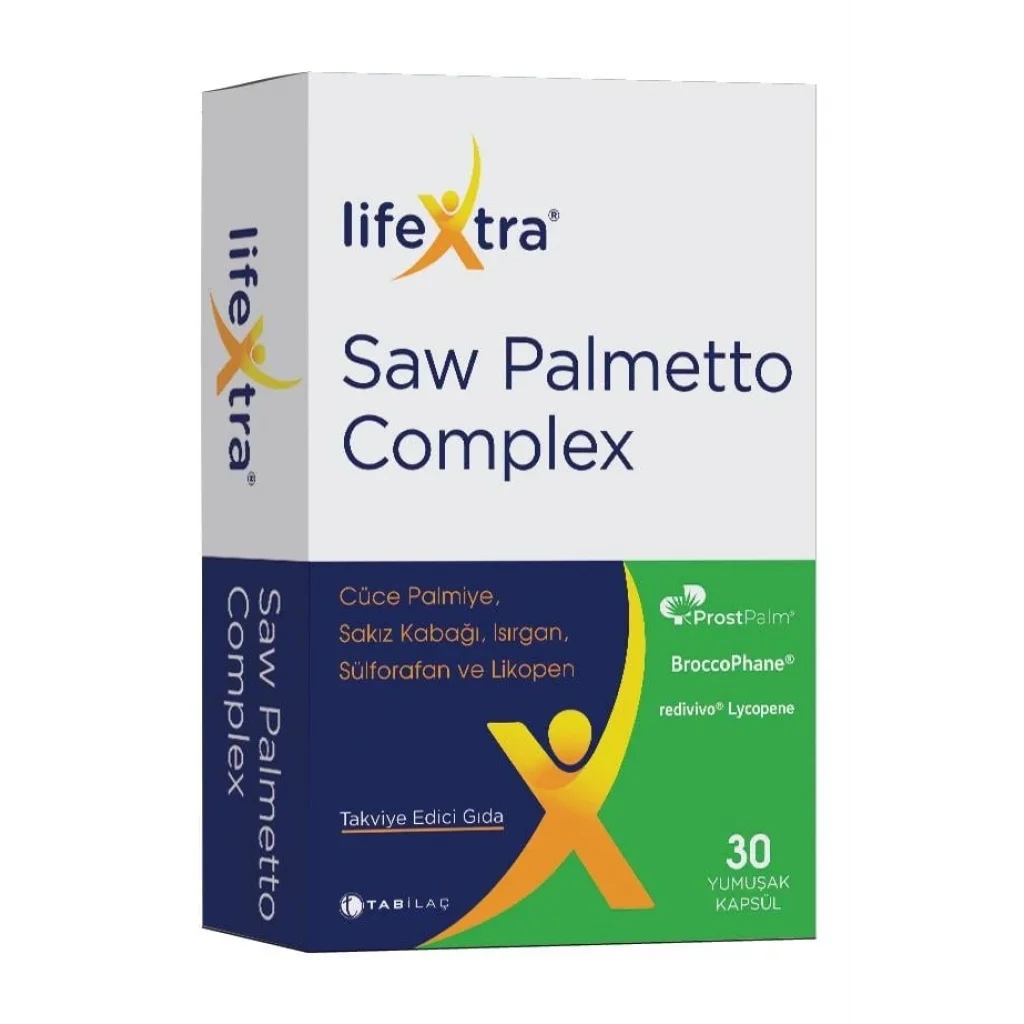 Lifextra Saw Palmetto Complex 30 Yumuşak Kapsül
