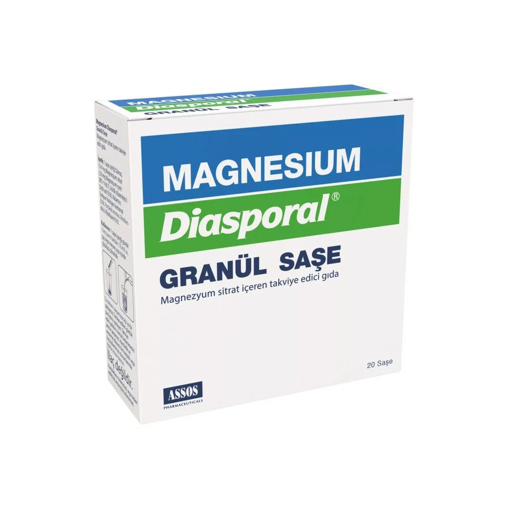 Magnesium Diasporal 300 gr 20 Granül Saşe