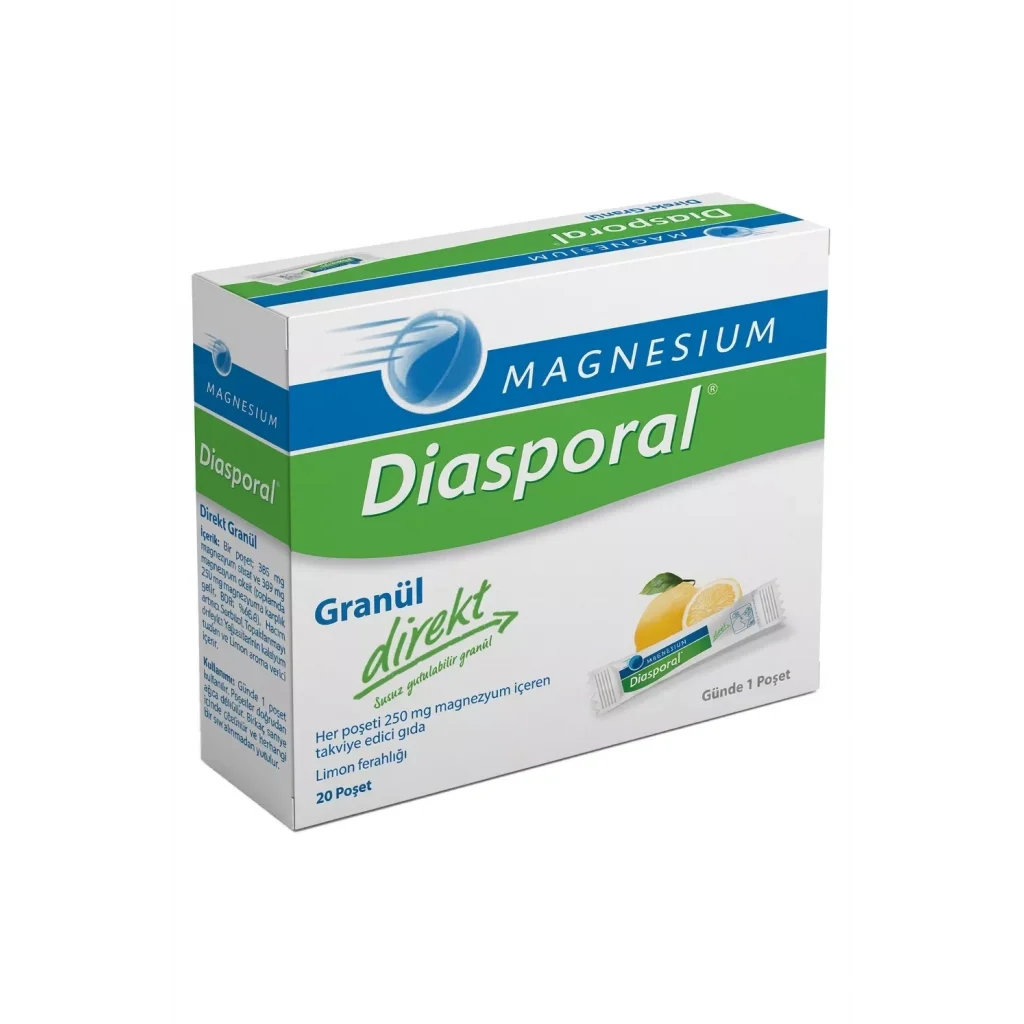 Magnesium Diasporal Direkt Granül 20 Poşet