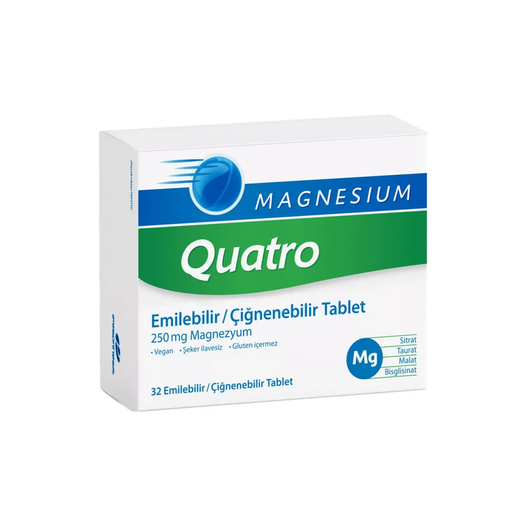 Magnesium Quatro 32 Çiğnenebilir Tablet