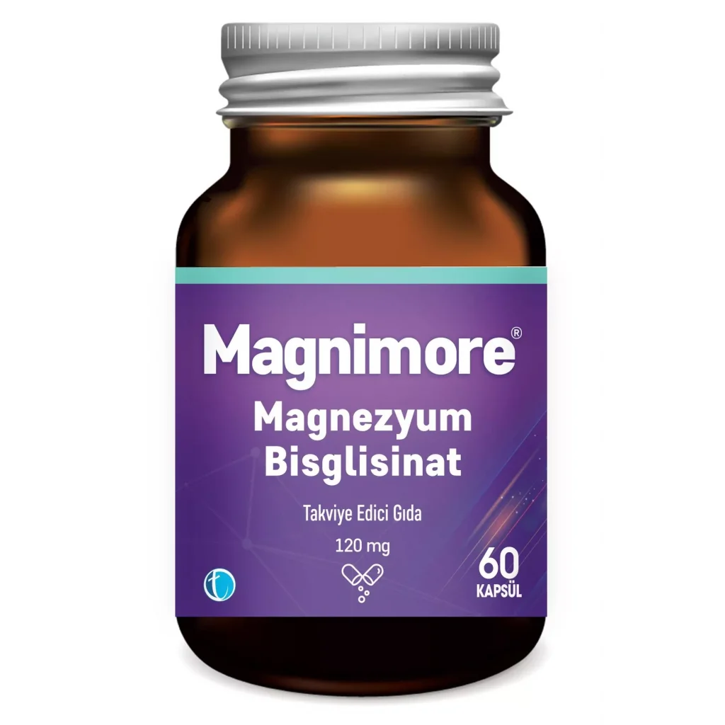 Magnimore Magnezyum Bisglisinat 60 Kapsül