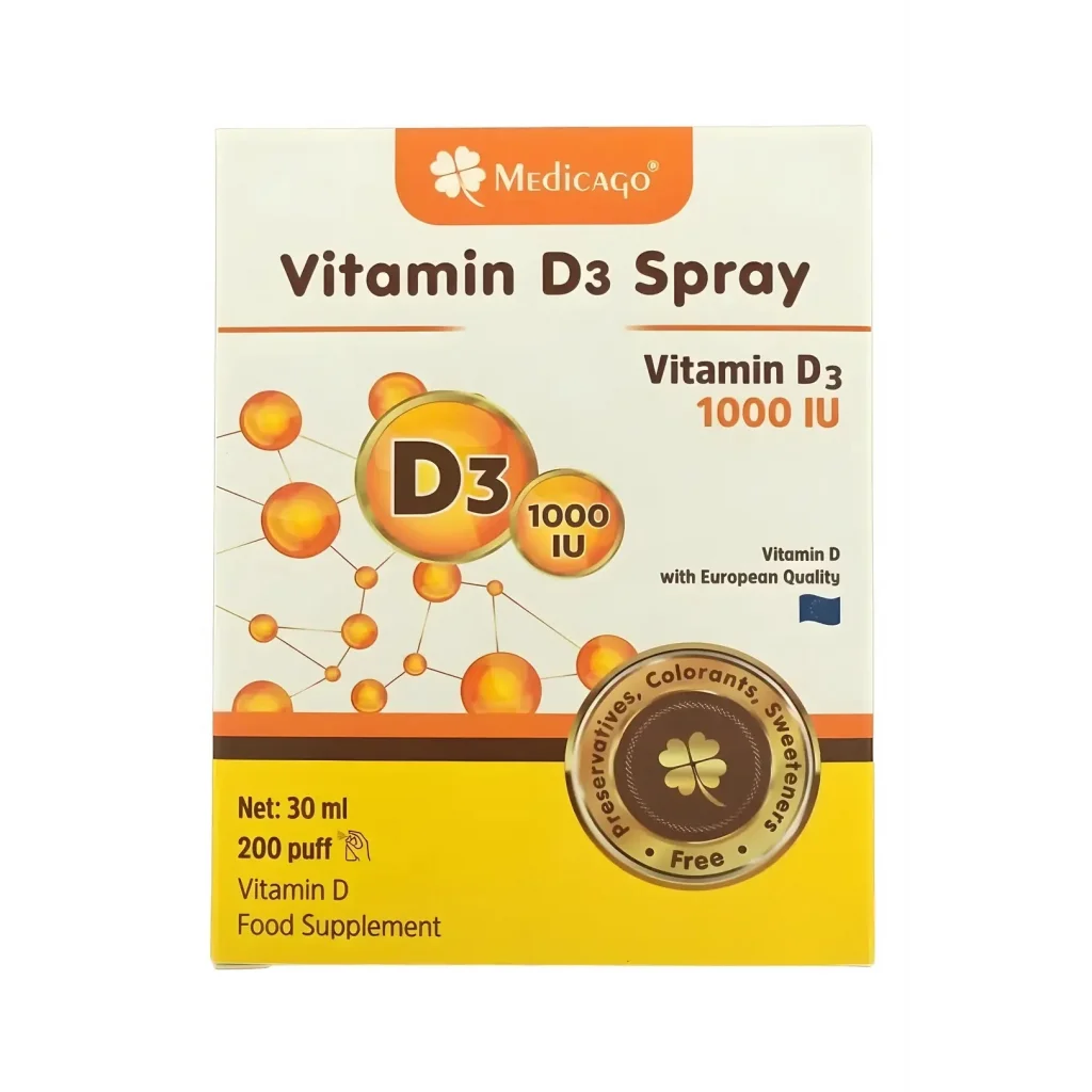 Medicago Vitamin D3 1000 IU Sprey 30 ml