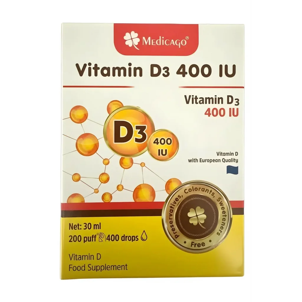 Medicago Vitamin D3 400 IU Puf 30 ml