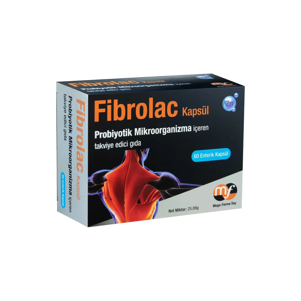 Mega Farma Fibrolac 60 Enterik Kapsül
