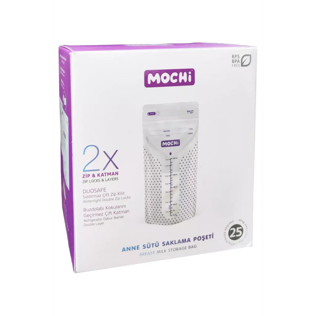 Mochi Anne Sütü Saklama Poşeti 25li 200 ml