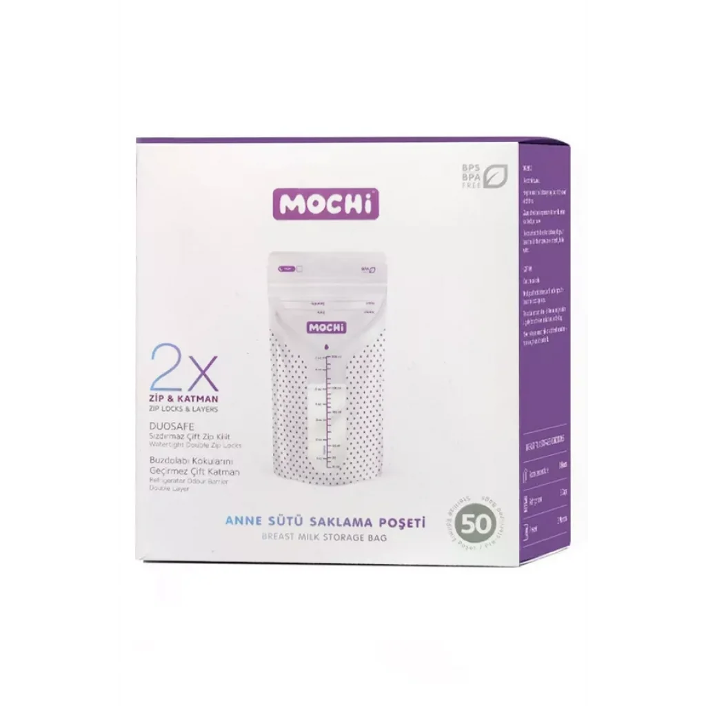 Mochi Anne Sütü Saklama Poşeti 50li 200 ml