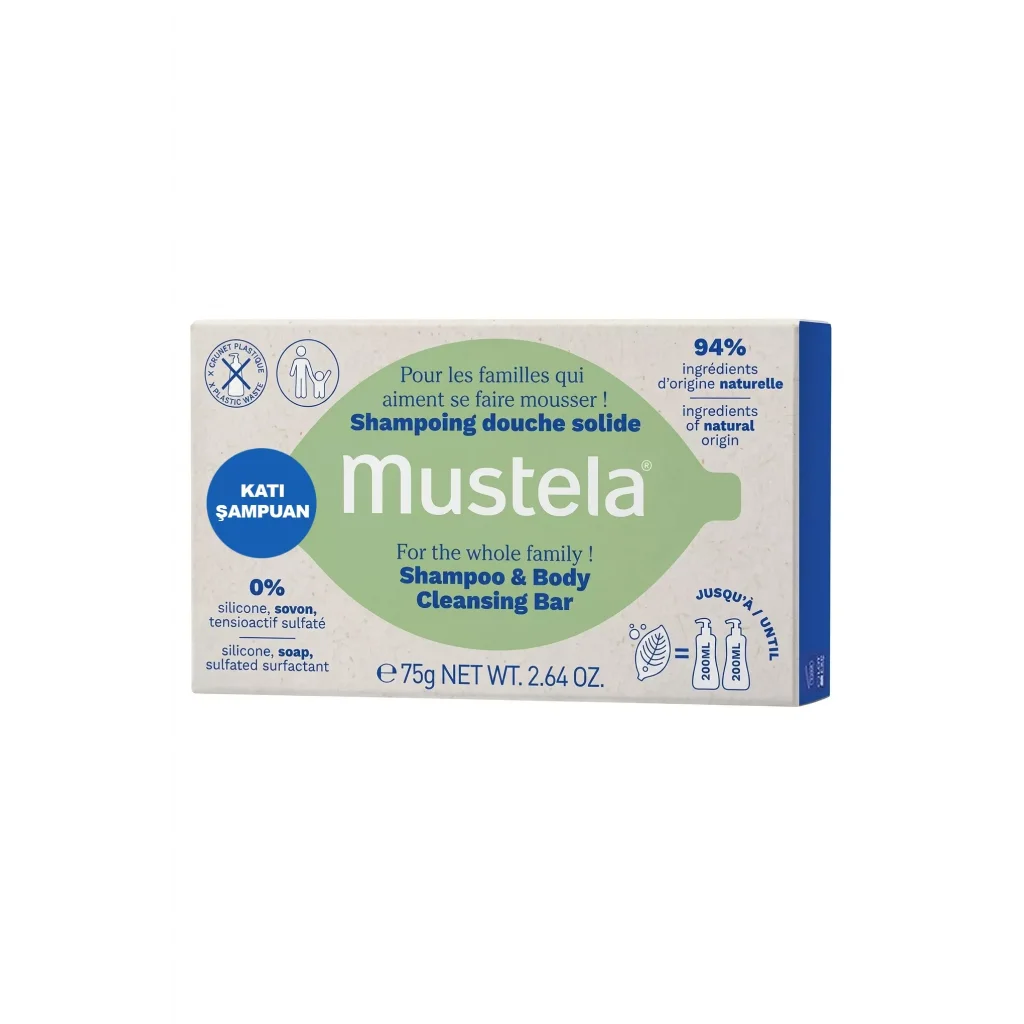 Mustela Şampuan  Vücut Temizleme Barı 75 gr