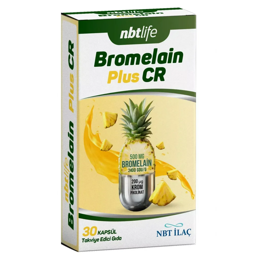 NBT Life Bromelain Plus Cr 30 Kapsül