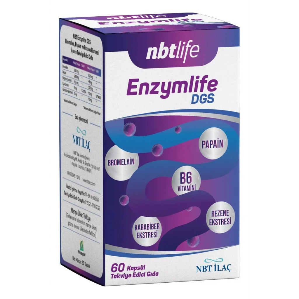 Nbt Life Enzymlife Dgs 60 Kapsül
