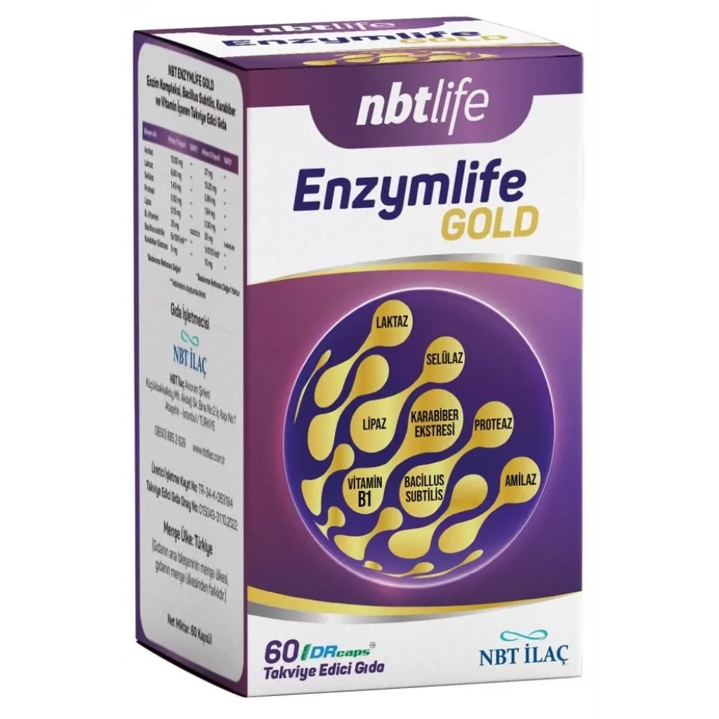 NBT Life Enzymlife Gold 60 Tablet