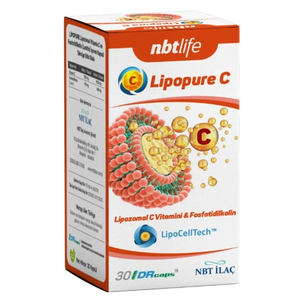 NBT Life Lipopure C Vitamini 30 Kapsül
