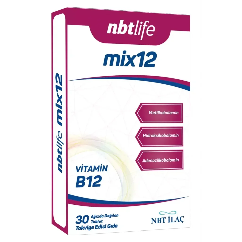 NBT Life Mix Vitamin B12 30 Kapsül