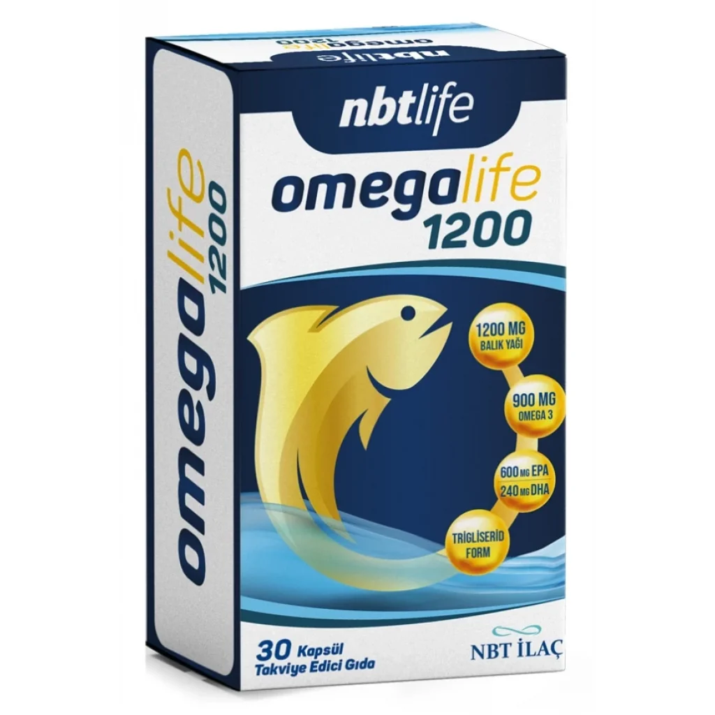 NBT Life Omegalife 1200 30 Kapsül