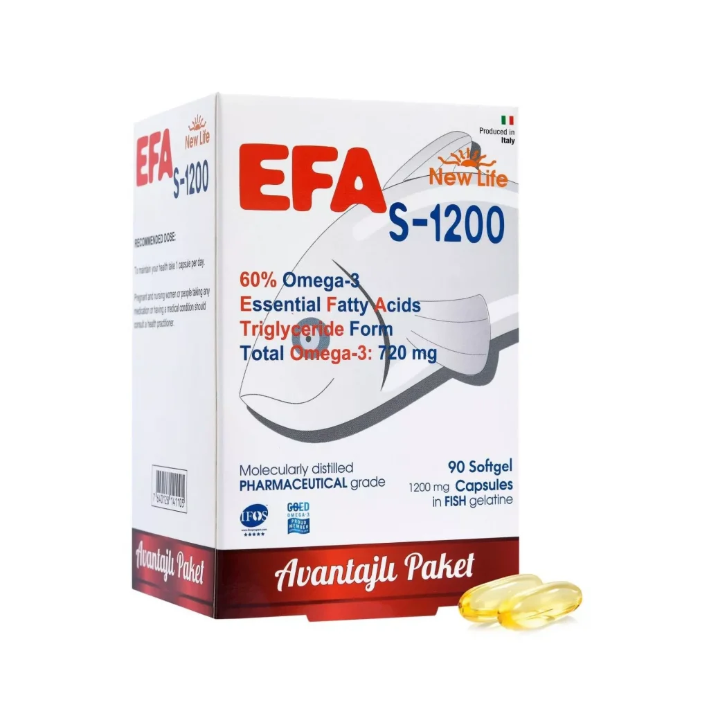 New Life EFA S-1200 mg 90 Kapsül