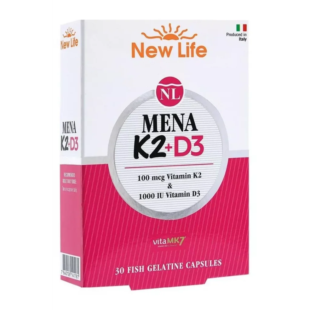 New Life Mena K2+D3 30 Kapsül