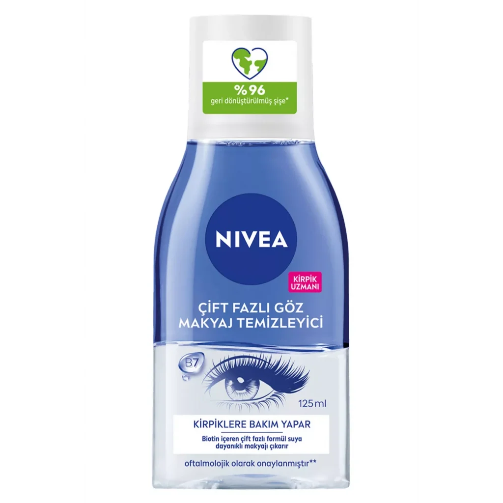 Nivea 125 ml Çift Etkili Göz Makyaj Temizleyicisi