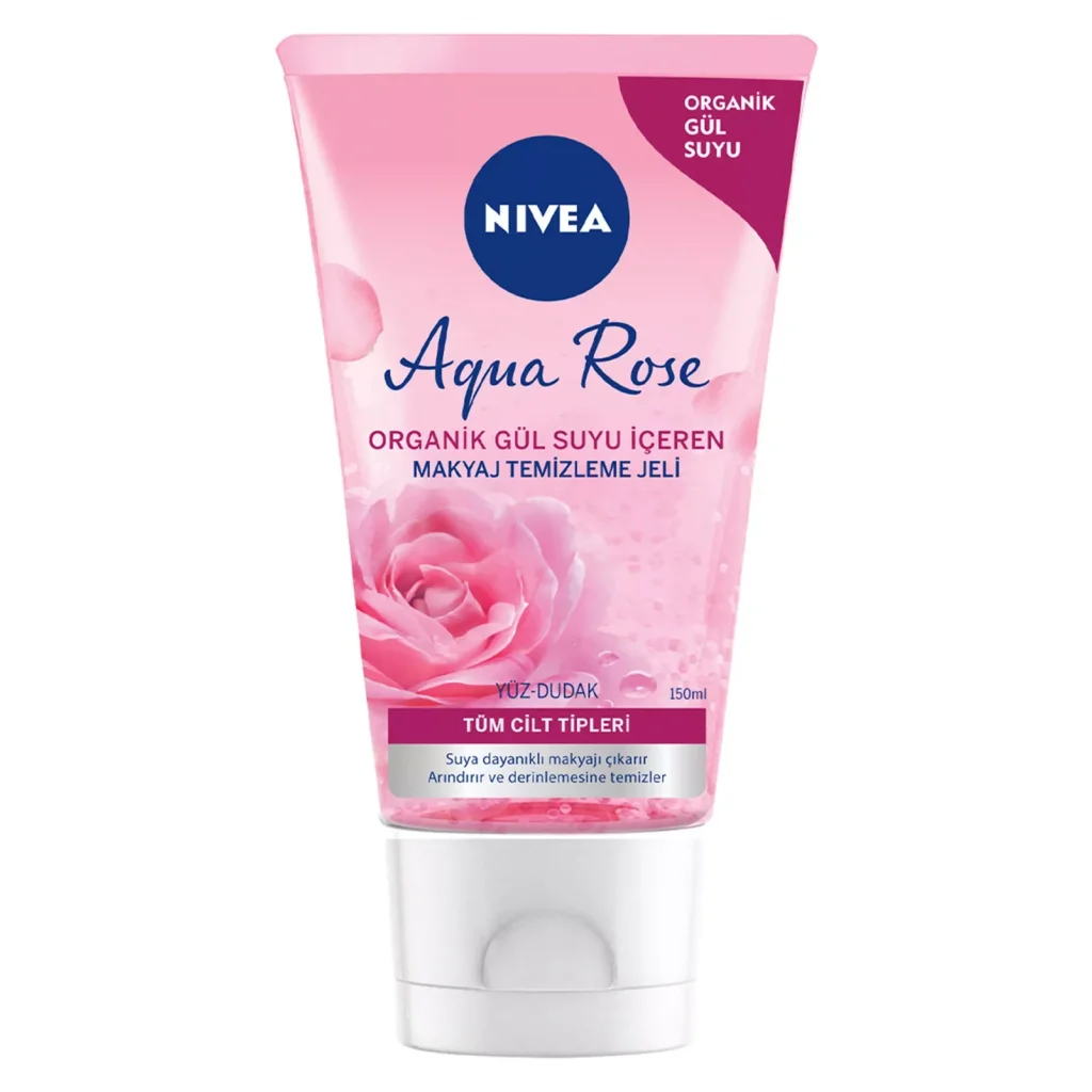 Nivea Aqua Rose Gül Suyu İçeren Makyaj Temizleme Jeli 150 ml