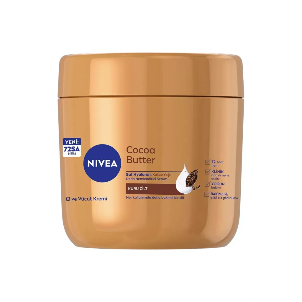 Nivea Cocoa Butter Derin Nemlendirici Serum El ve Vücut Kremi 400 ml