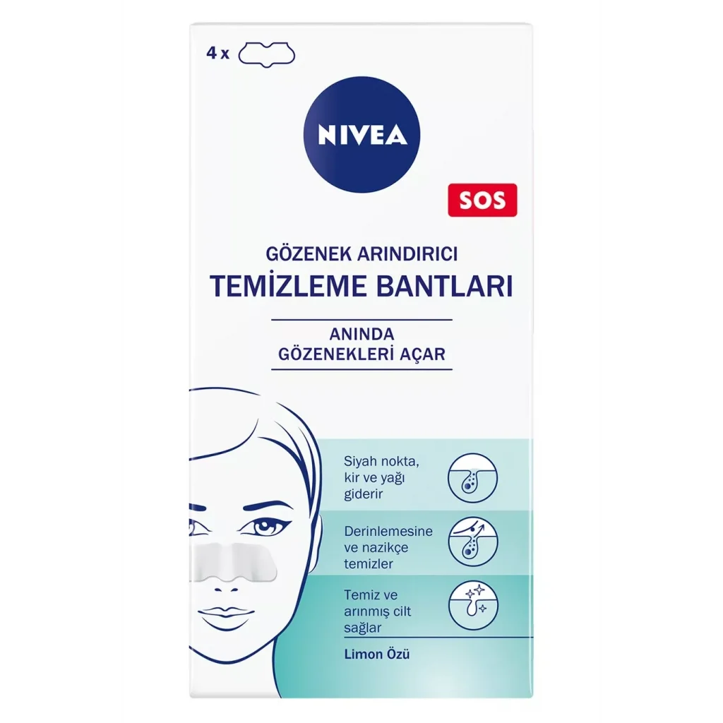 Nivea Gözenek Arındırıcı Temizleme Bantları 4lü