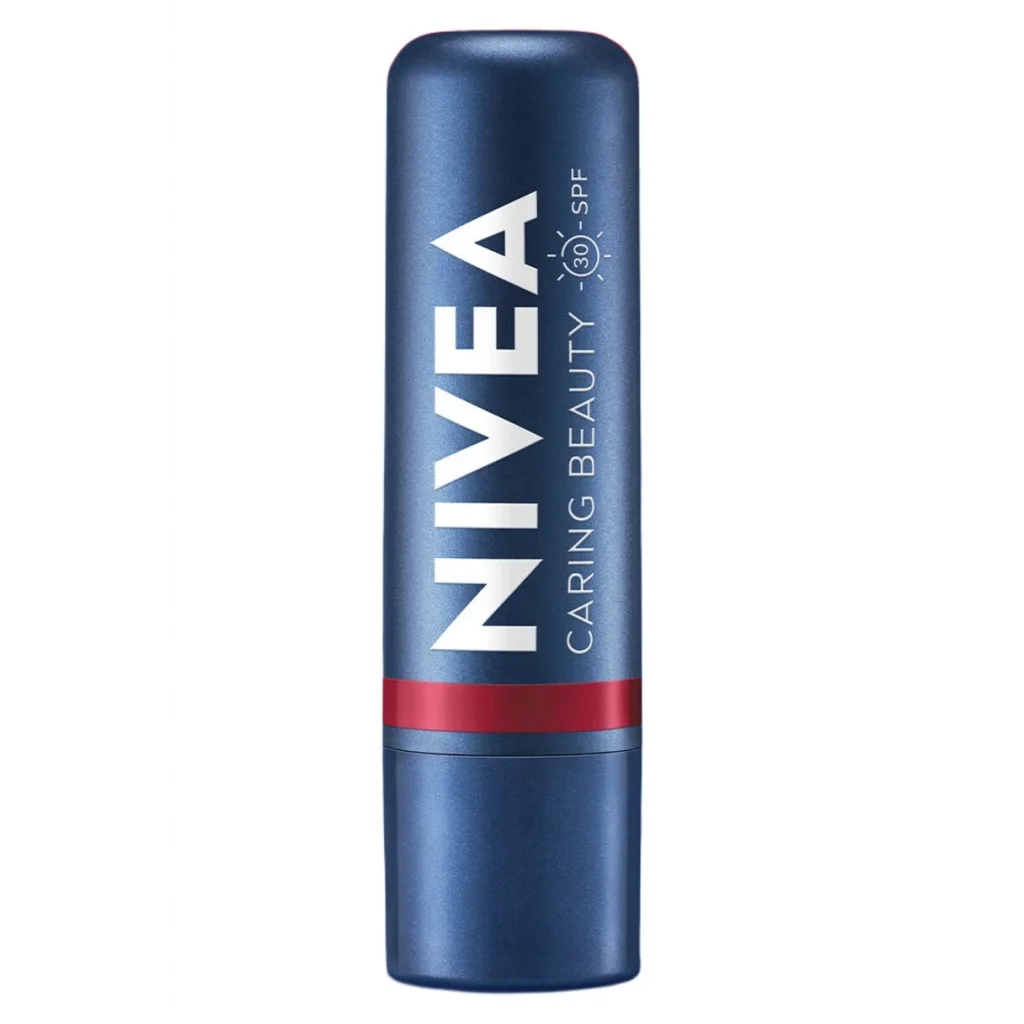 Nivea Lip Cheek Caring Red