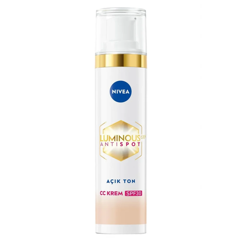 Nivea Luminous Koyu Leke Karşıtı CC Krem Açık Ton 40 ml