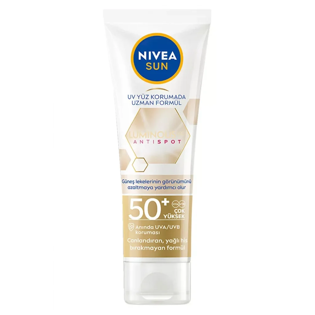 Nivea Luminous630 Leke Karşıtı SPF50+ Güneş Koruyucu Yüz Kremi 40 ml