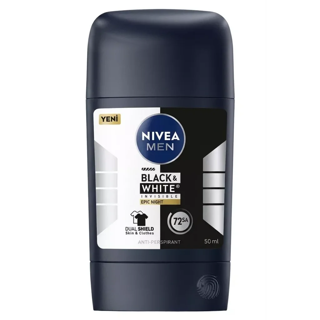 Nivea Men Black White Epic Night Erkek Stick Deodorant 50 ml