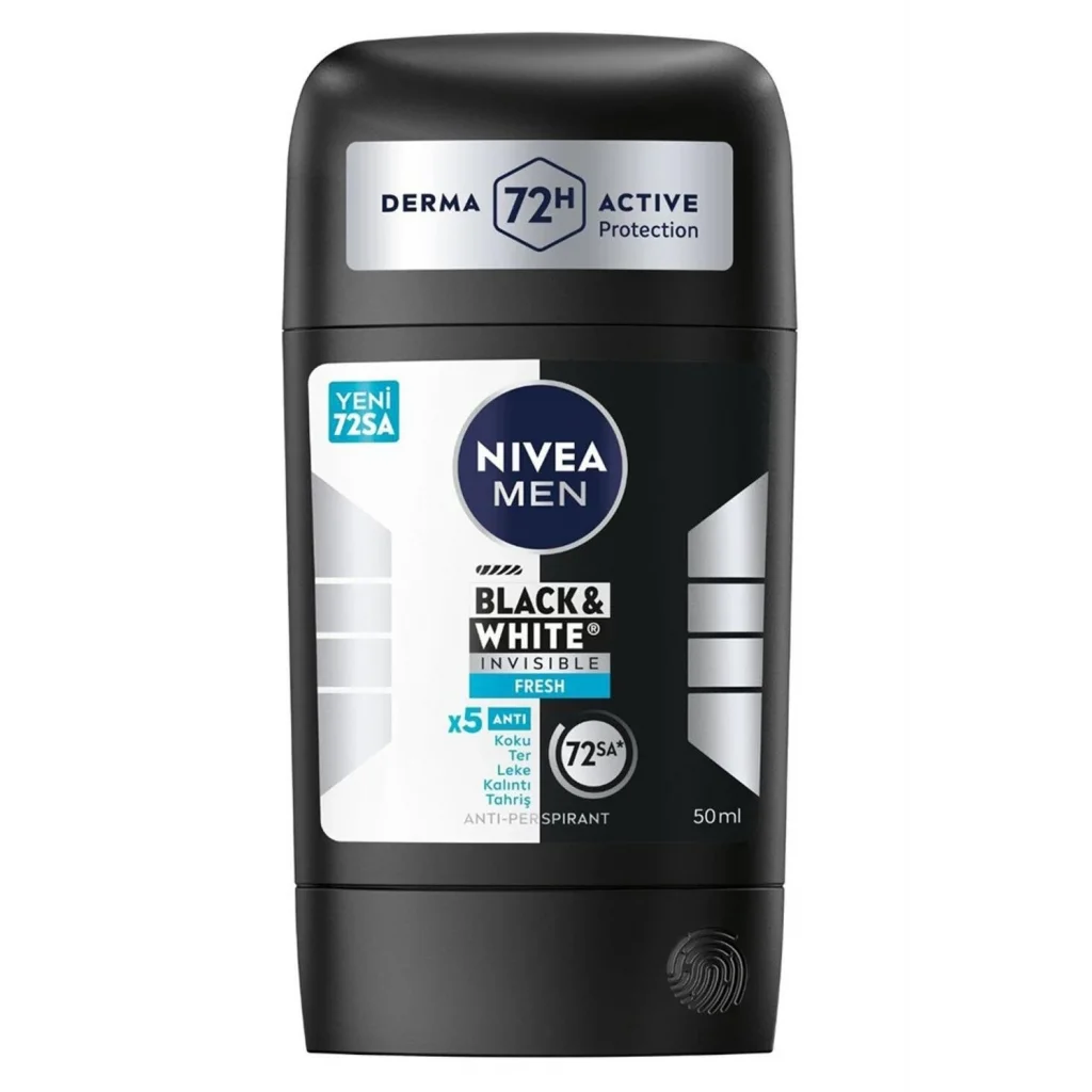 Nivea Men Black  White Invisible Fresh Stick Deodorant 50 ml