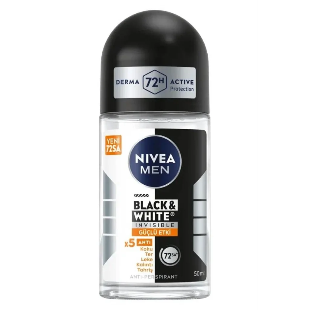 Nivea Men Black White Invisible Güçlü Etki Roll-On 50 ml