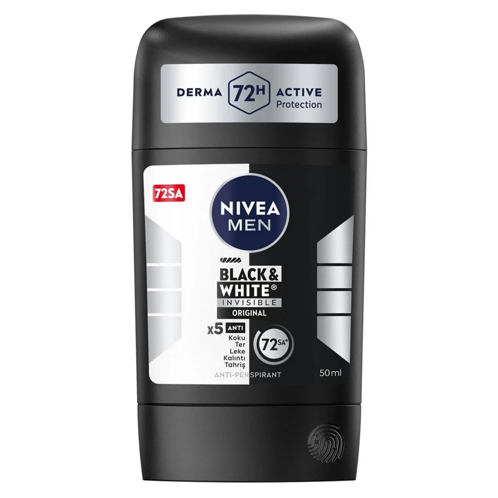 Nivea Men Black  White Invisible Original Stick Deodorant 50 ml