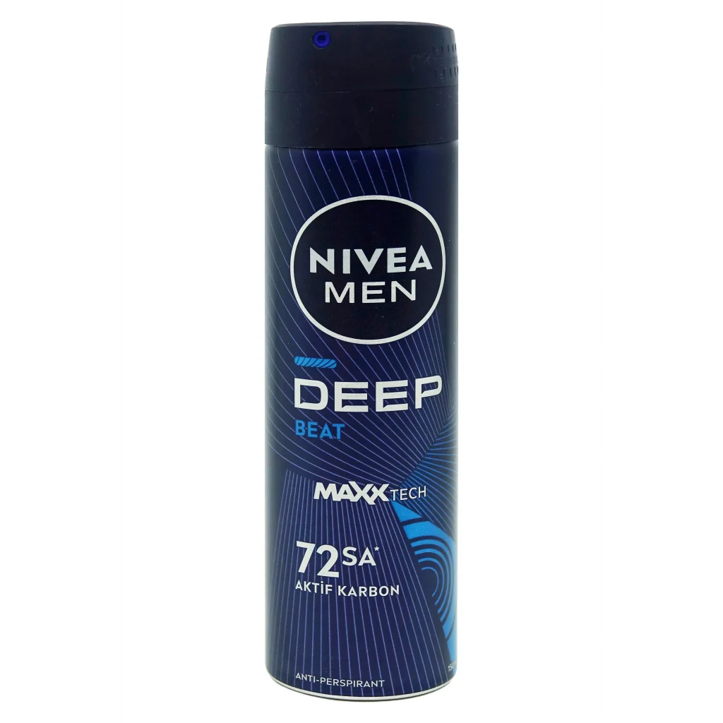 Nivea Men Deodorant Deep Beat Aktif Karbon Erkek Sprey 150 ml