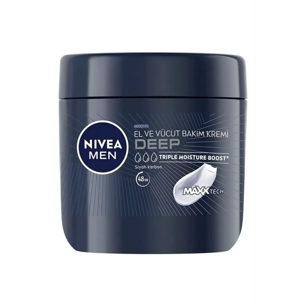 Nivea Men El ve Vücut Kremi Deep Impact Normal Ciltler İçin Nemlendirici 400 ml
